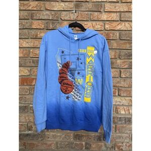Golden State Warriors NBA Hoodie Sweatshirt Womens Sz‎ Medium Blue NWT Pullover